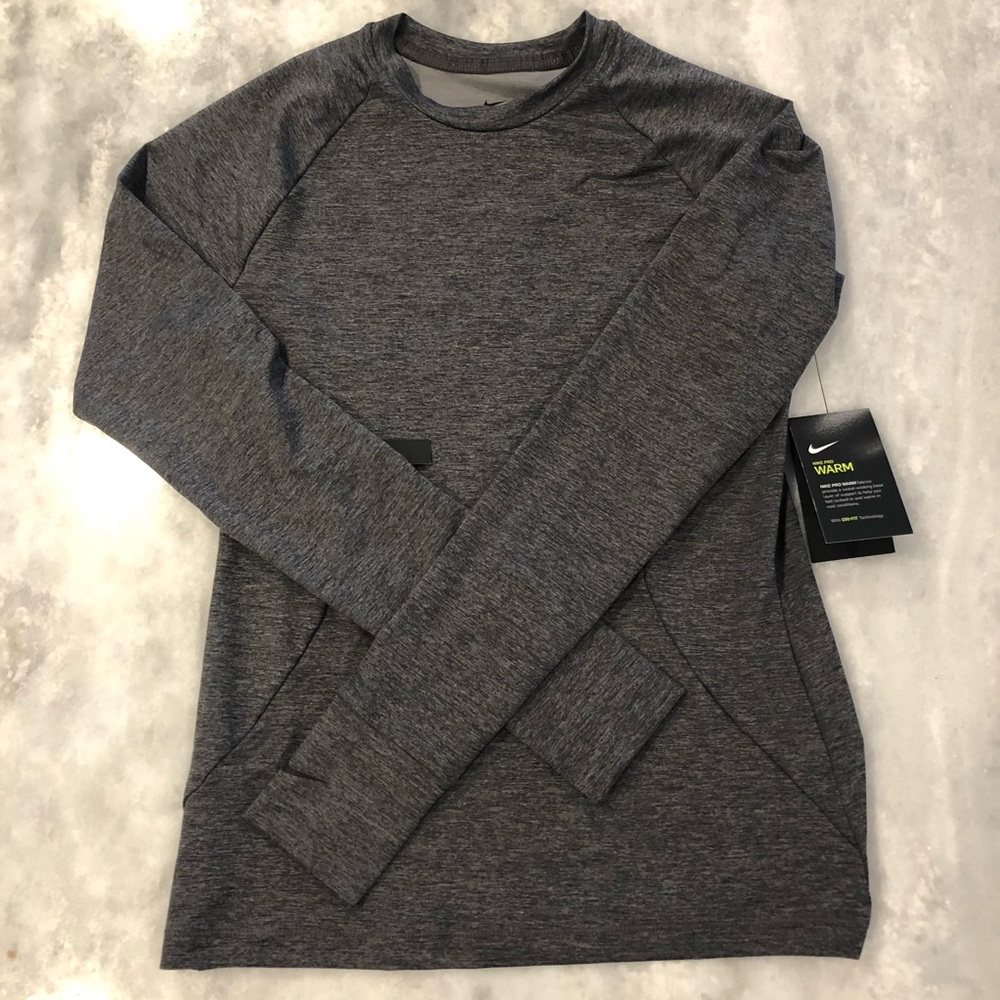 Nike Pro Warm Women's Long-Sleeve Crew Small